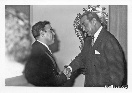 1961 - General Abdel-Hamid Ghaleb and Ben Arafa